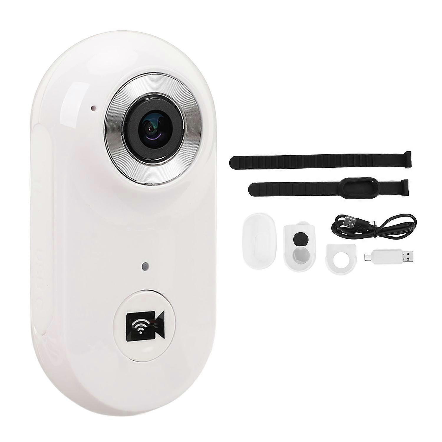 1080P Cat Collar Camera Pet Sport Camera with Back Clip Case Strap Indoor Outdoor Wireless Dog Colla