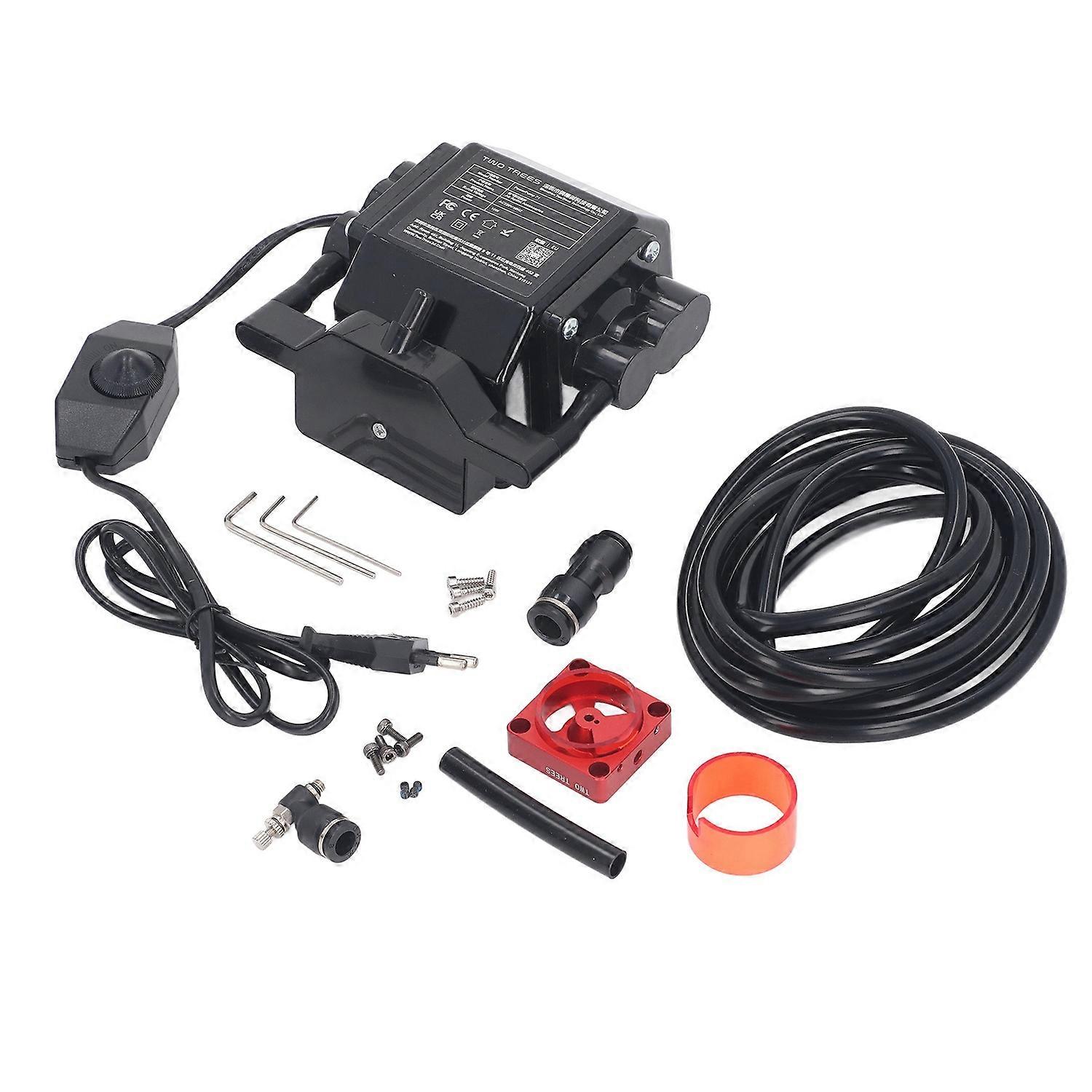 Air Assist Pump 10‑30L/Min Adjustable Airflow Air Assist Kit for Laser Engraving Cutting Machine AC