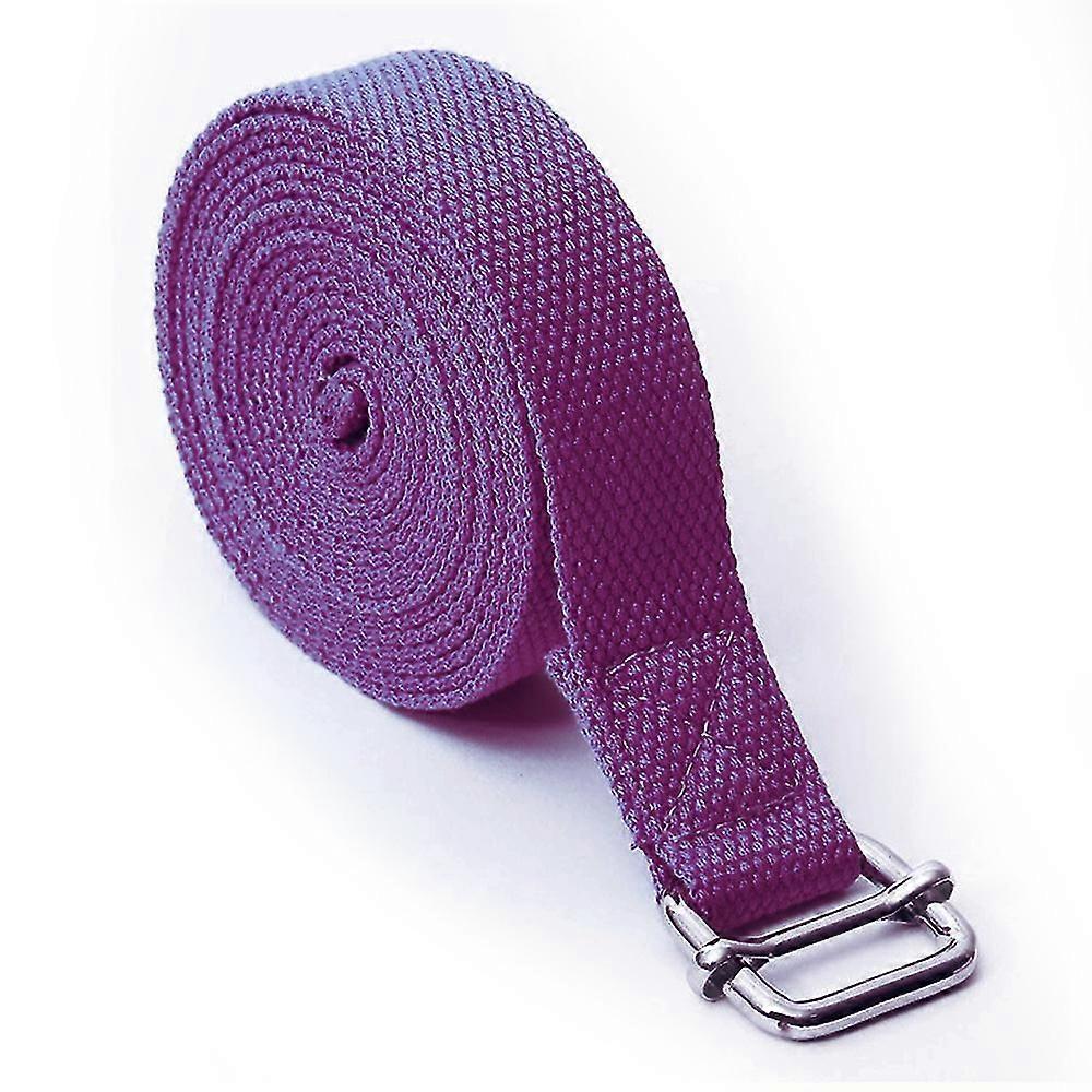 Yoga Band -tool For Flexibility | Exercises | Yoga Belt Strap With Adjustable Metal Sliding Bule,8867