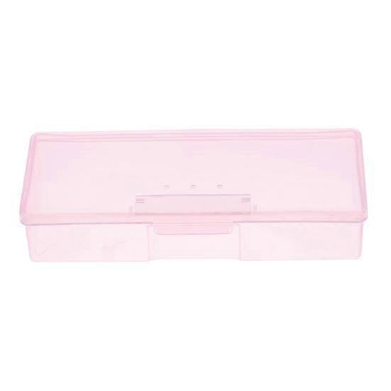 Storage Box Transparent Multifunctional Plastic Nail Storage Organizer Case for Cosmetic