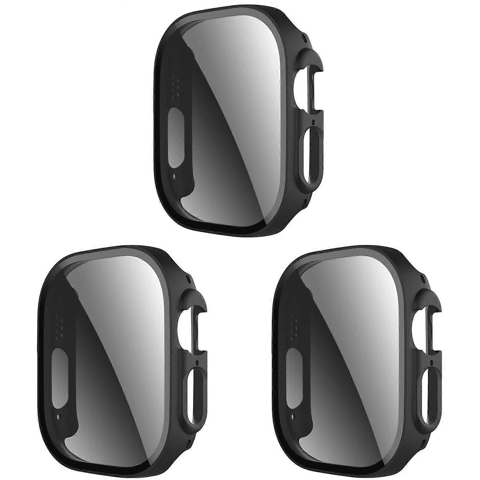 3pcs Privacys Screen Protector Case Anti-Peeping Ultra-Thin Protective Cover for Smart Watches