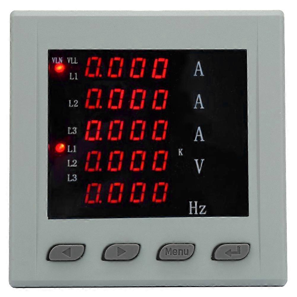 Intelligent Digital Instrument Current Voltage Frequency Multifunction Display (AC220V Input)