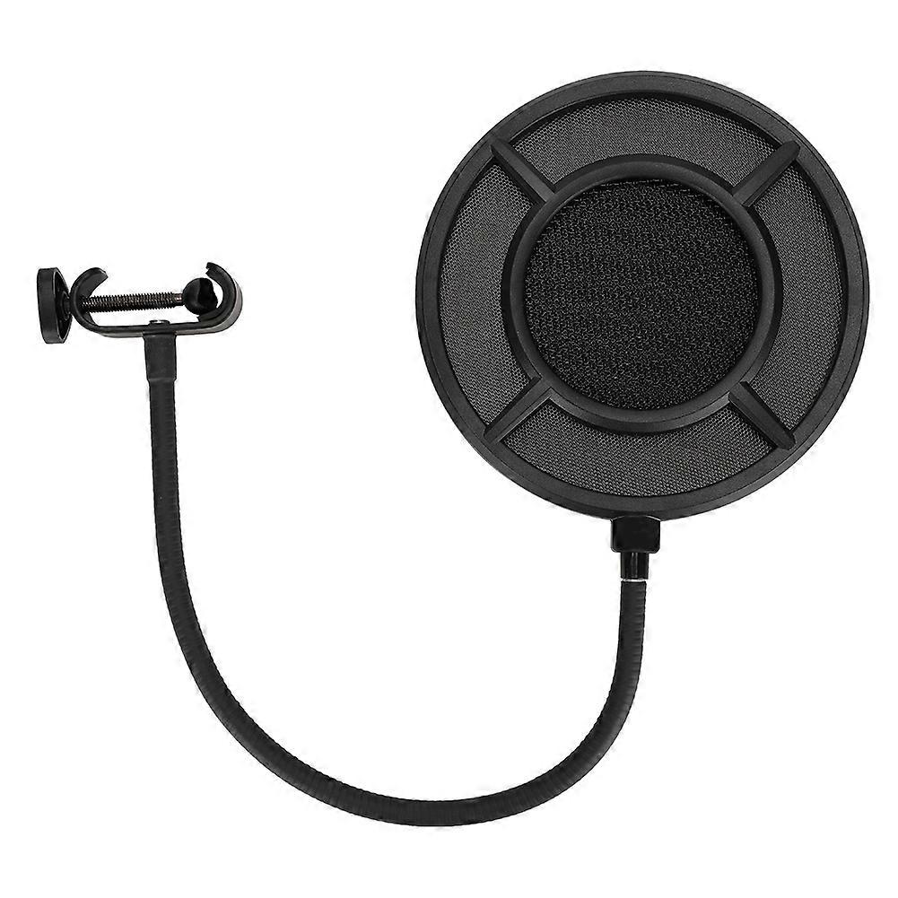 PS-1 Black Microphone Windproof Cover Double-Layer Steel Mesh Accessories Noise Reduction
