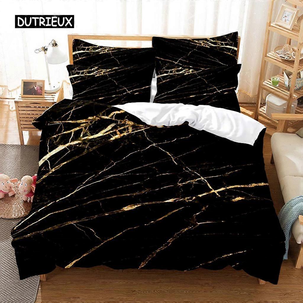 x487 ملاءات السريرمجموعة فراش رخامية ملونة مجموعة غطاء لحاف الفراش الطباعة الرقمية مجموعة الفراش بحجم أغطية السرير تصميم الأزياء مجموعة الفراش المكونة من 3 قطع (1 