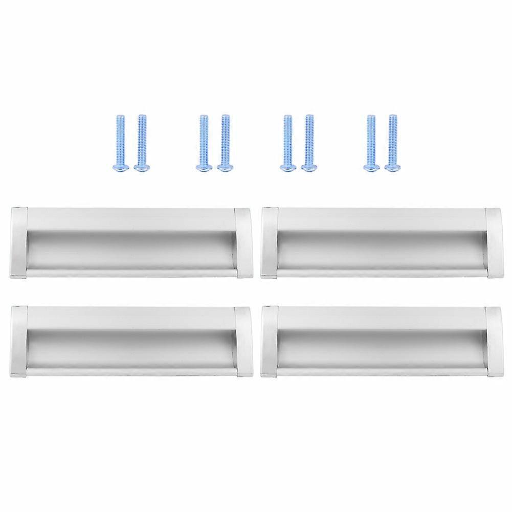 4Pcs / Set Concealed Drawer Handle Wardrobe Door Handle Hardware Product Accessories