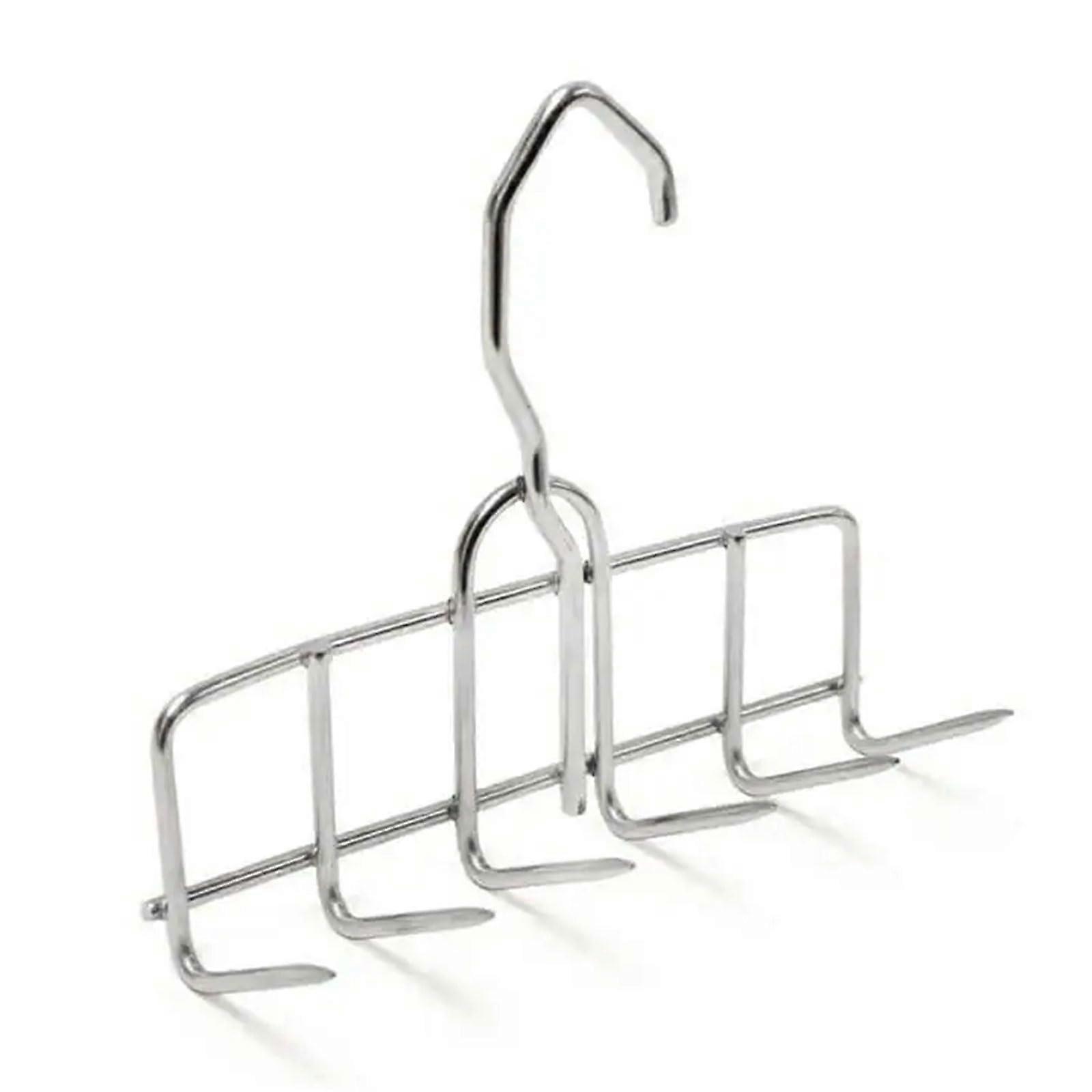 6 Prong SUS304 Stainless Steel Bacon Hanger for Grilling and Smoking