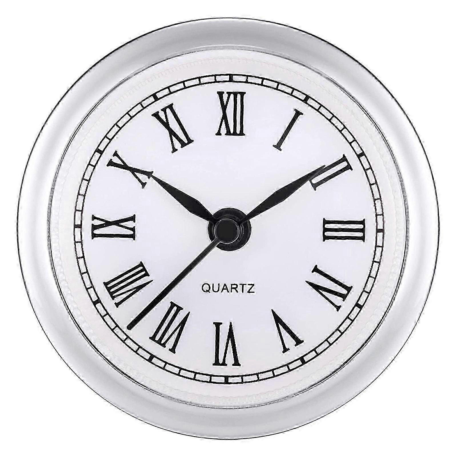 Mini Clock Insert 2.4 Inch 61mm Round Quartz Clock Fit-up Movement Miniature