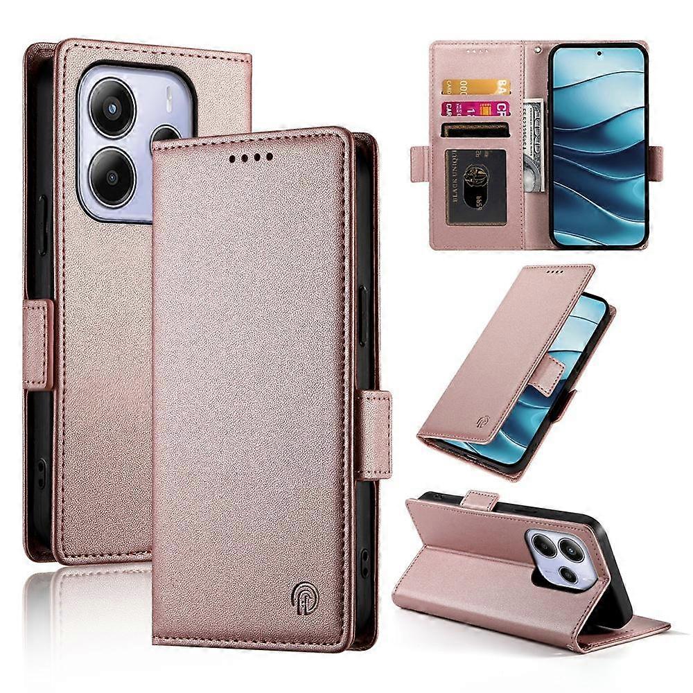 Side Buckle Magnetic Frosted Leather Phone Case