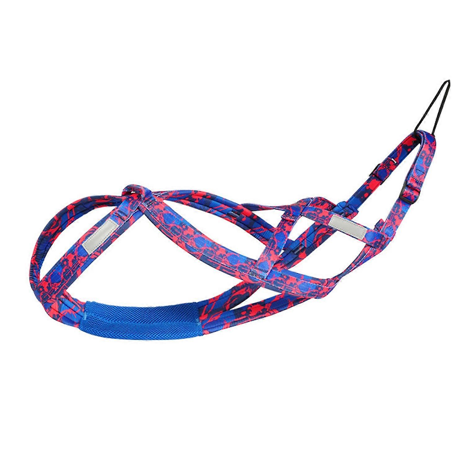 Reflective Dog Sledding Harness Thickened Soft Design Size Adjustable Double Protection Dog Chest