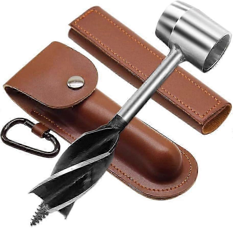 Hand Auger Wrench Survival Settlers Tool Wood Auger Manual Auger Drill Bit Bushcraft Survival Tools c