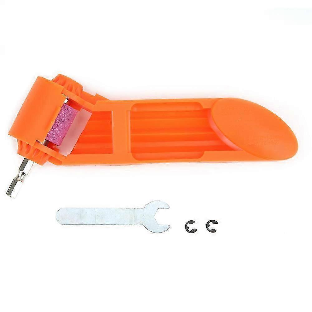 Portable Drill Bit Sharpener Straight Shank Twist Electric Grinding Machine Sharpening Power ToolOrange