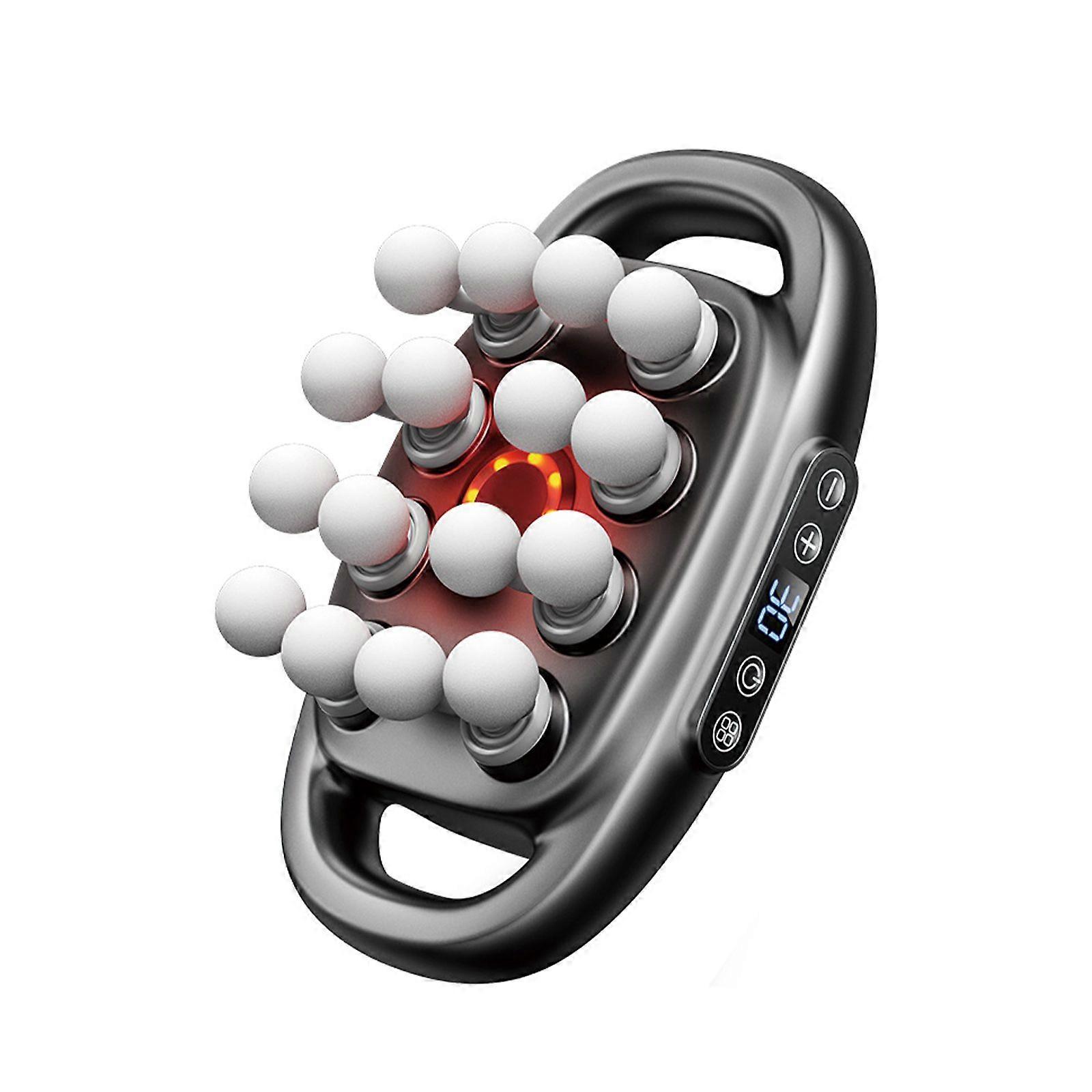 Massaggiatore elettrico per tessuti profondi con pistola massaggiante a 16 testine migliorato per alleviare il dolore muscolare