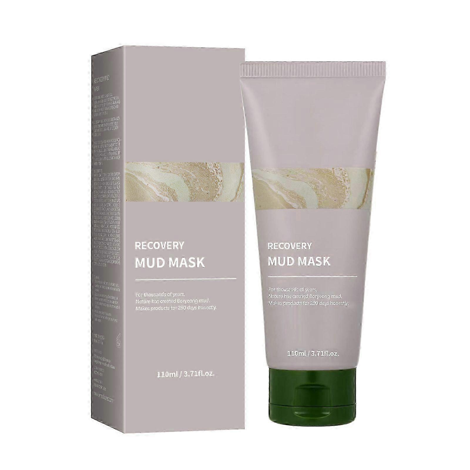 Relief Mud Mask - Deep Cleansing & Hydrating Mask with Boryeong Mud | Recovery Mud Clay Face Mask | Hydrating Moisturizing Pore Cleanser Mask
