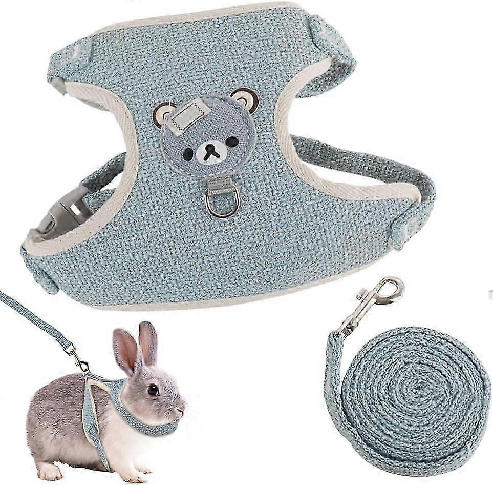 high qualityAdjustable Rabbit Leash Adjustable Rabbit Harnesswith Lead Cat Harness with Lead Chest Harness for Bunny Cat Little Pet