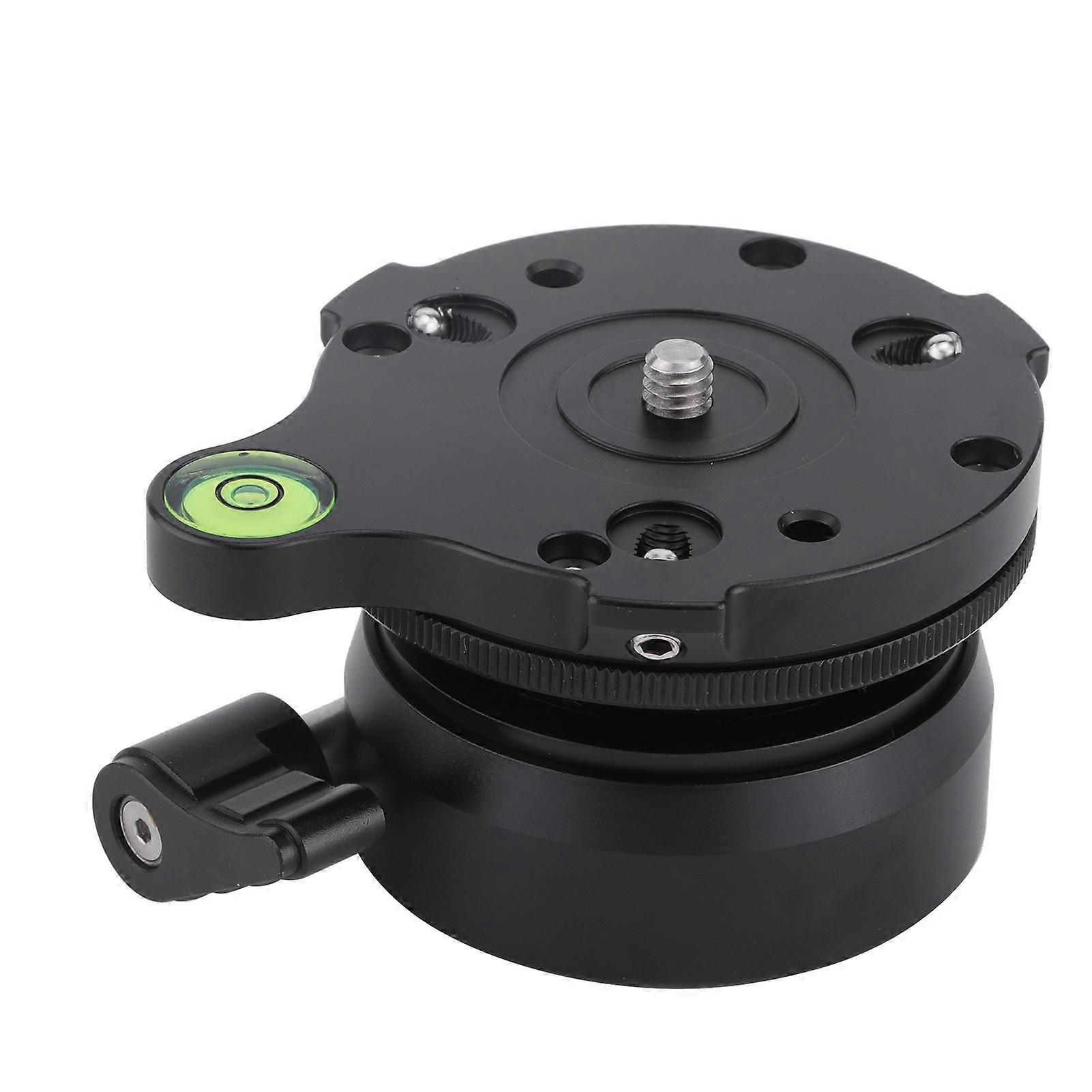 Tripod Head DY‑60N Tripod Leveling Base Leveler Adjusting Plate for DSLR Camera