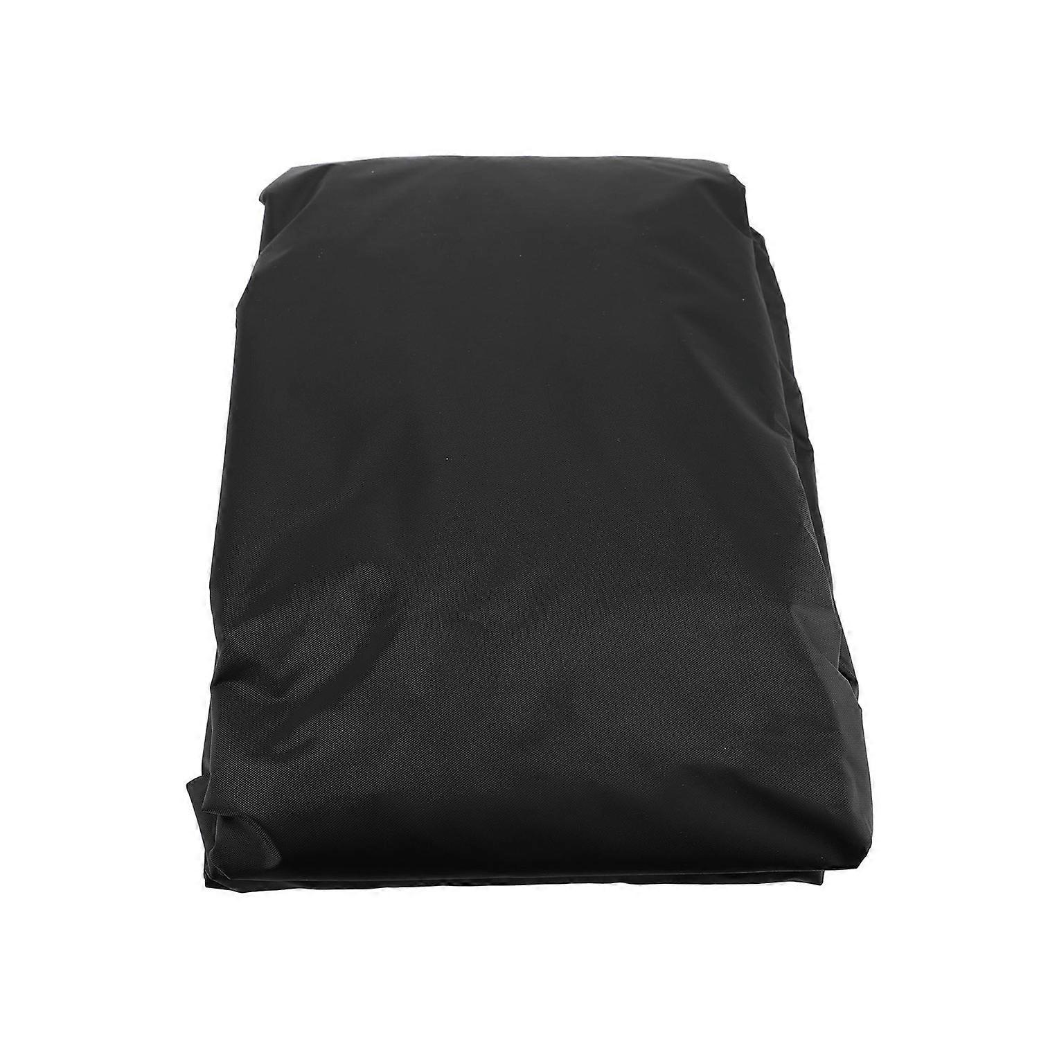 Golf Cart Cover 210D Oxford Cloth Black Water Resistant Elastic Rope Zipper Design Portable for 2 4