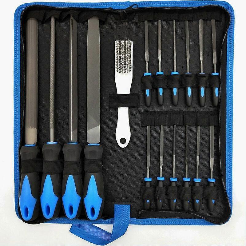 Craftsmanship Essentials, Long Lasting Teeth on T12 Alloy Steel Files, Compact Carry Case for On-The-Go Professionals, Ergonomic Grip for Extended Use