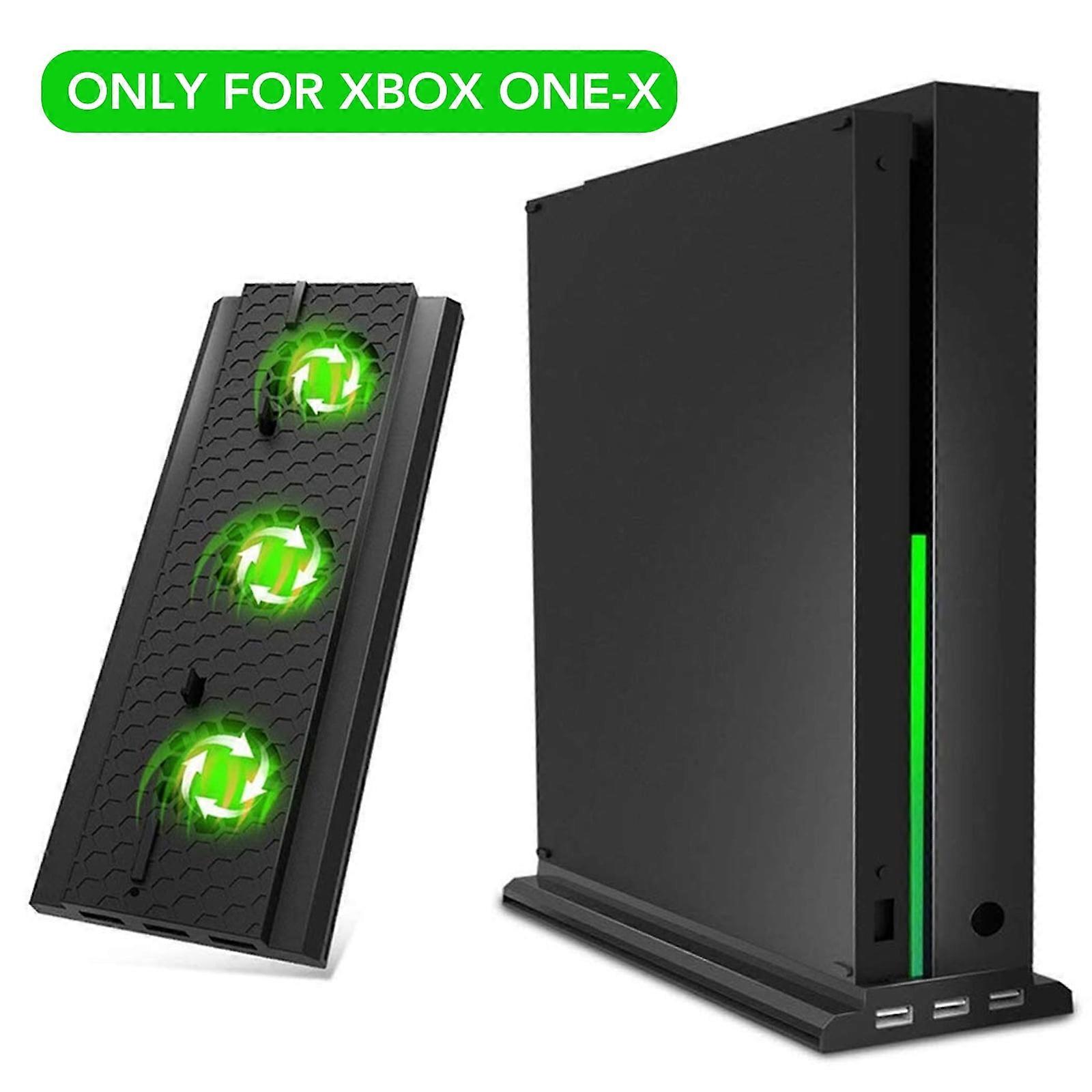 XBOX ONE X Gaming Companion, Cooling Fan For Optimal Performance, Charging Stand With Rechargeable Battery For Continuous Play, Headset Stand For