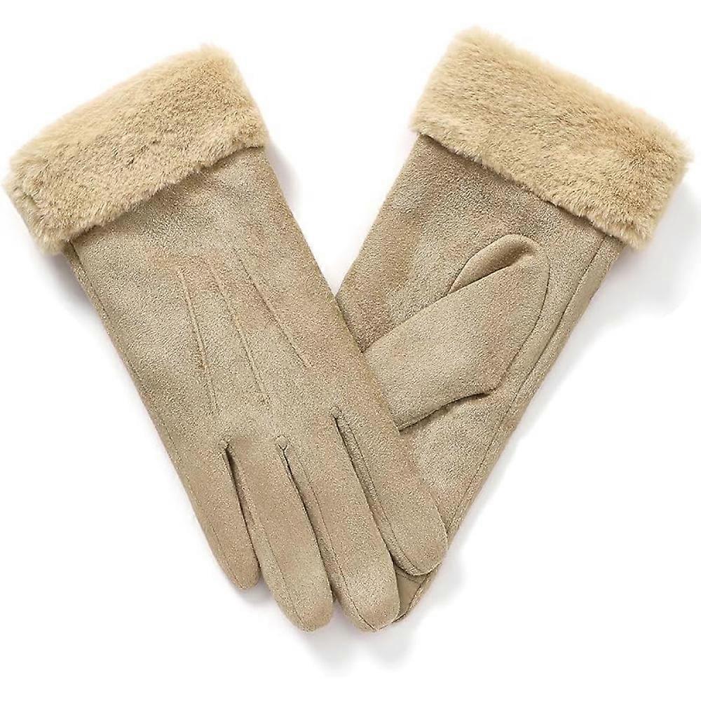 Handschuhe Damen Winter Warm Handschuhe Touchscreen Handschuh