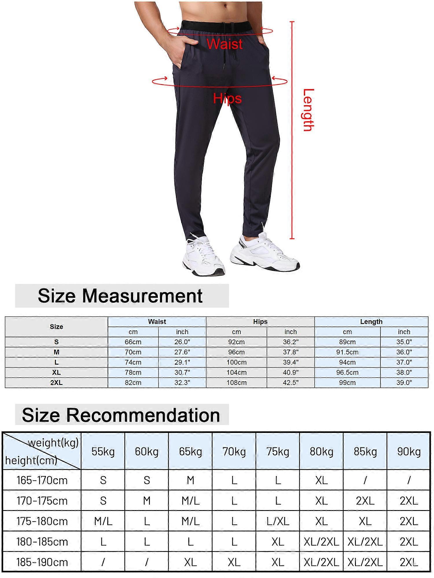Men Jogger Pants Sweatpants with Pockets Running Workout Athletic Joggers