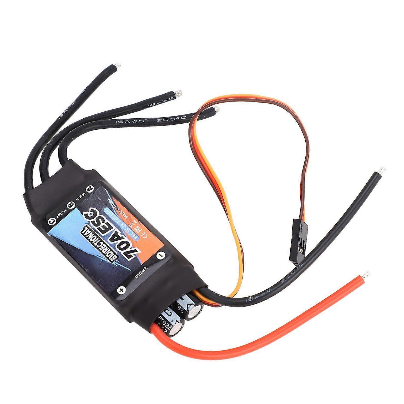70A Brushless ESC - High-Performance Electric Speed Controller Replacement for RC Models