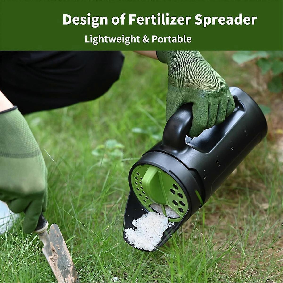 Seed Spreader Hand Held, Hand Spreader Lawn and Garden