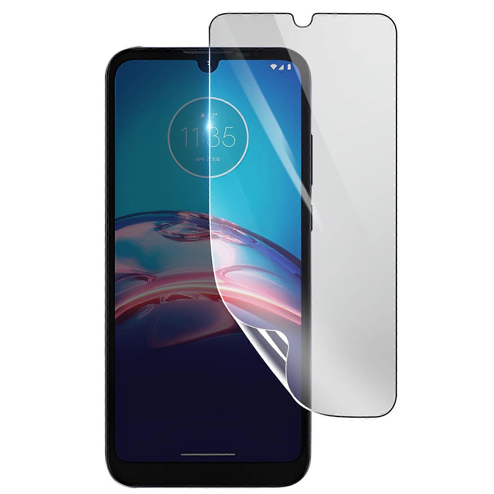 Shockproof Hydrogel Screen Protector for Motorola Moto E6s, Transparent