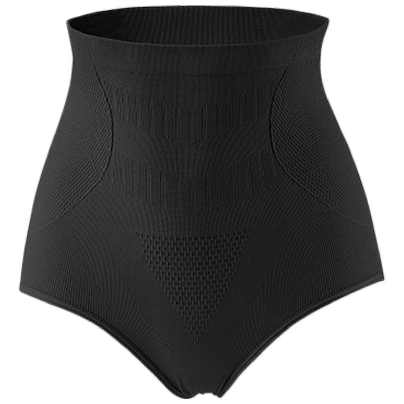 Cuecas modeladoras femininas com controle de luz, cuecas modeladoras respiráveis para modelagem corporal pretas M