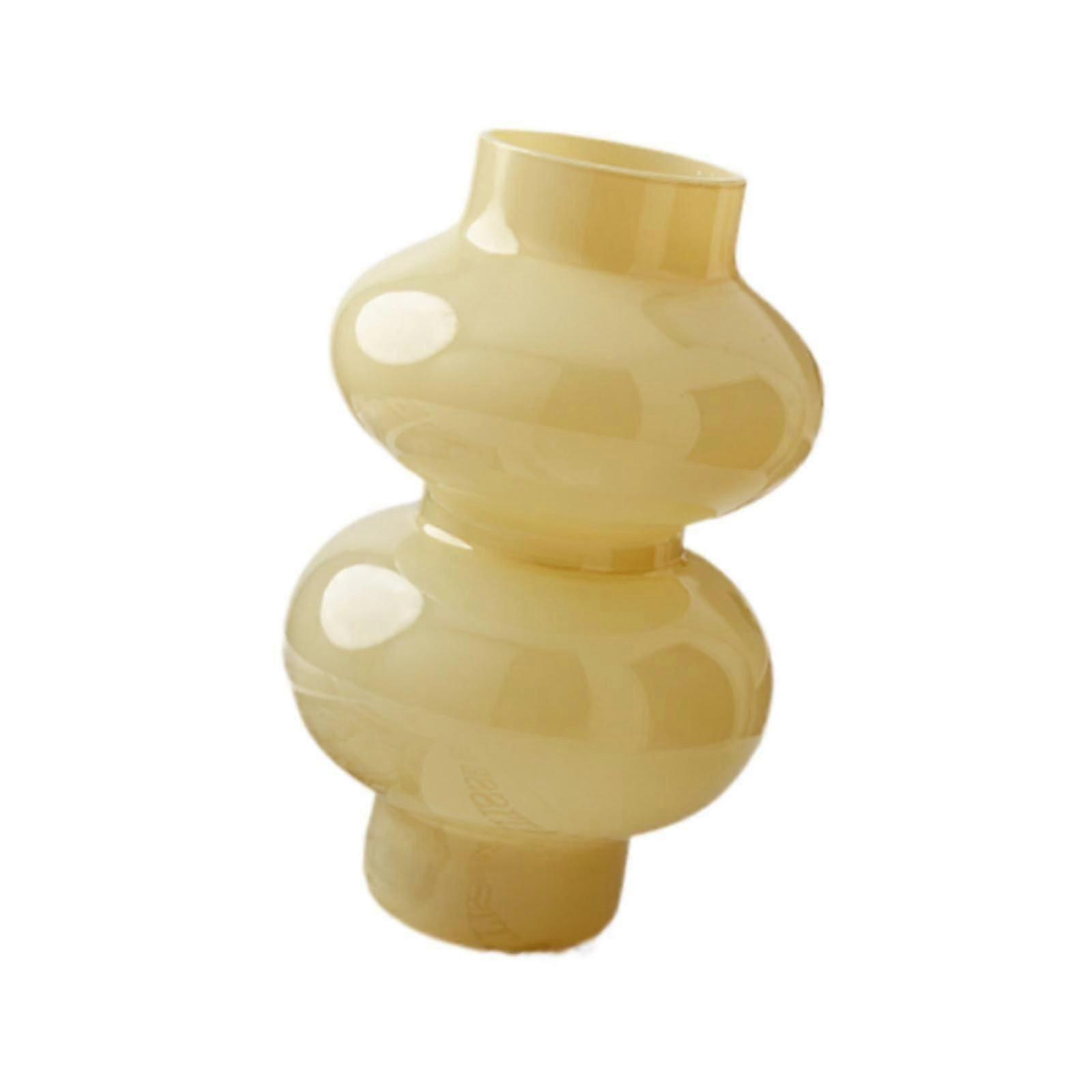 Glass Hydroponic Vase Desktop Ornament for Entry Table, Kitchen, Study Decor Size S