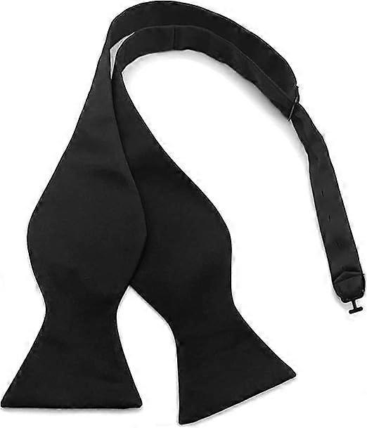 أرشيك الأسود الذاتي التعادل القوس ربطات العنق للرجال التعادل الذاتي ربطة عنق صلبة عادي سهرة الزفاف Bowties