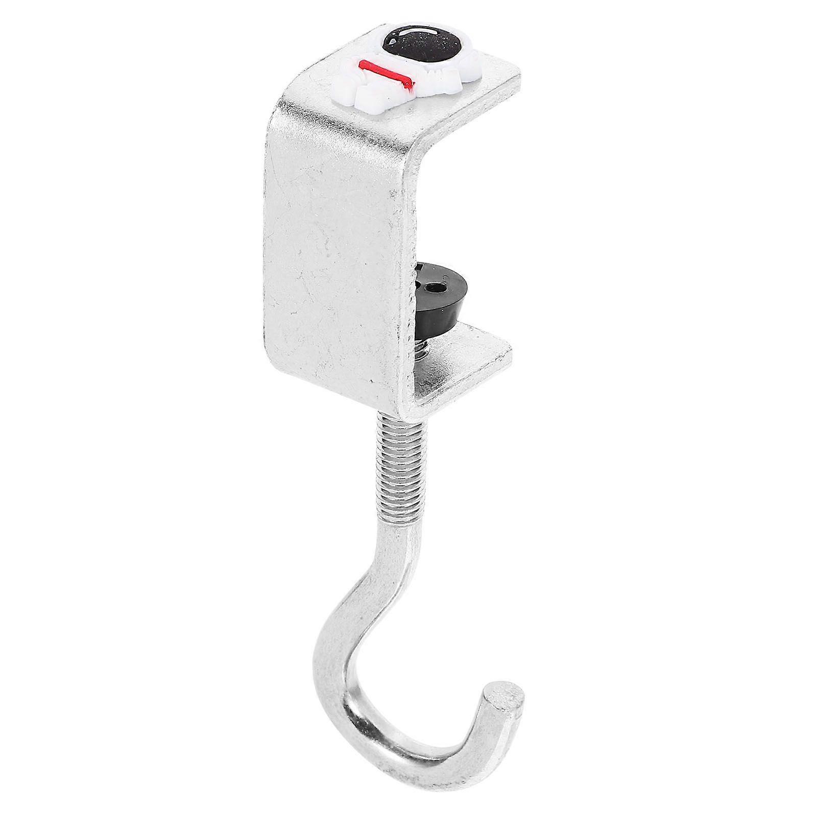 Desk Mount Bag Hook Desk Mounting Backpack Hook Clamp-on Handbag Hook for Table (Astronaut)