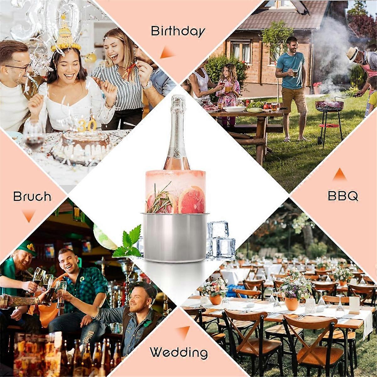 Isbøtteform, Isform Vinflaskekjøler