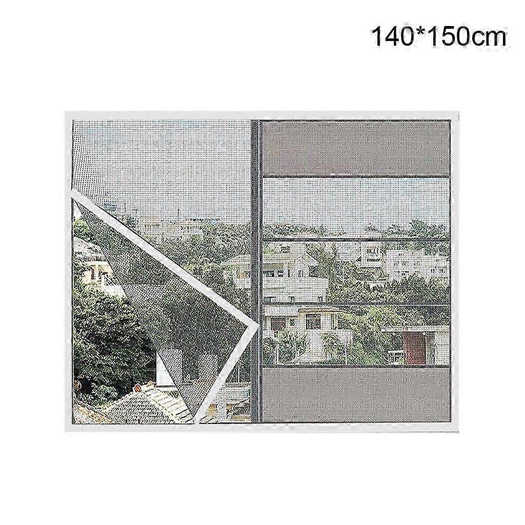 DIY Anti-Insect Window Mesh with Self-adhesive Netting and White Nylon Screen Protector