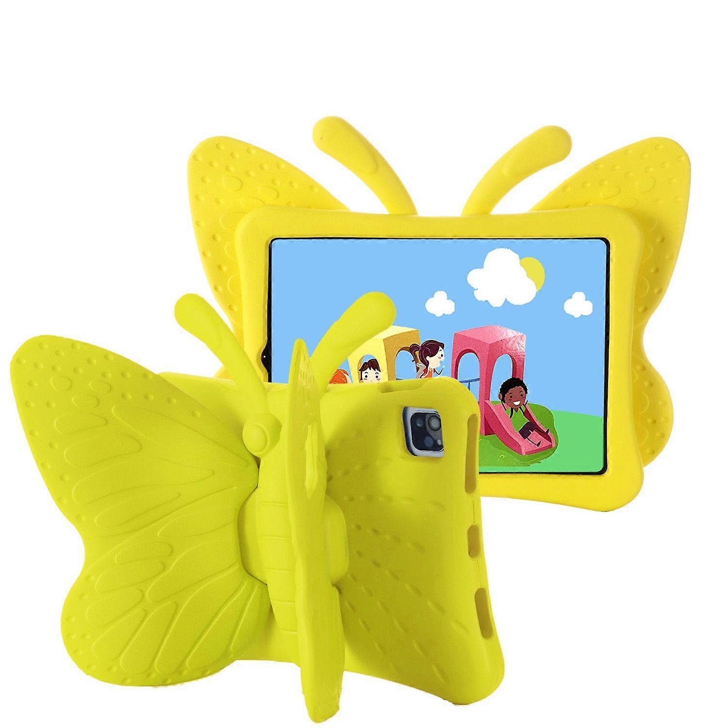 Cute Butterfly iPad Pro 11 2018/2020/2021 Case, Kid Friendly, EVA Soft Foam Material, Thick Four Corners, Camera Protection, ShockProof Case with Stan