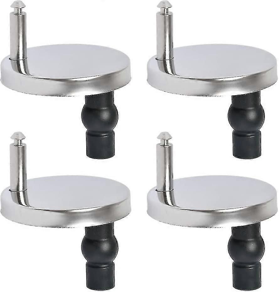 4 stuks universele toiletzitting scharnieren roestvrij staal wc-bril schroeven Quick Release Top vervanging
