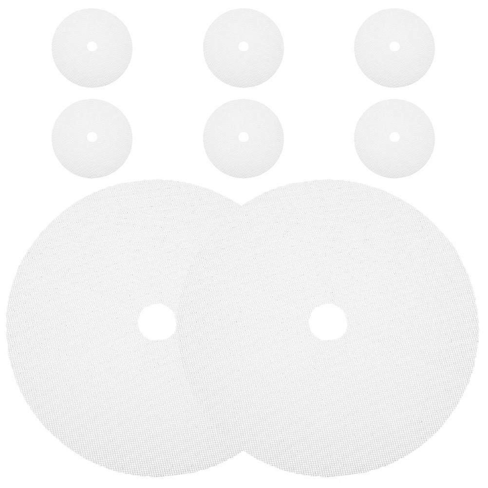 8pcs Silicone Dehydrator Sheets Reusable Dehydrator Trays Round Fruit Drying Mesh