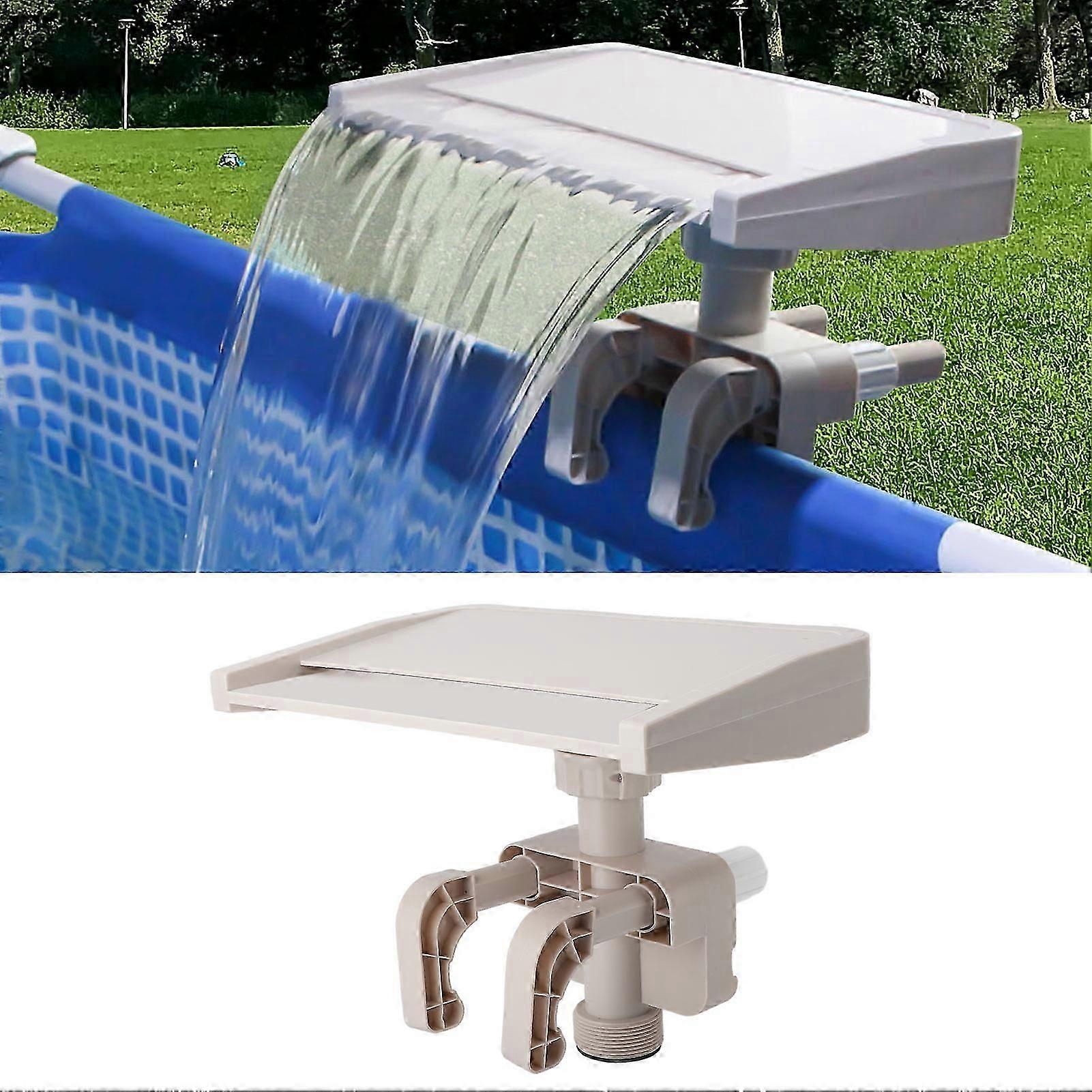 Relaxing Waterfall Cascade Ground Swimming Pool Fountain Spillway Attachment Detachable PVC Pool Cascade Waterfall Cascade