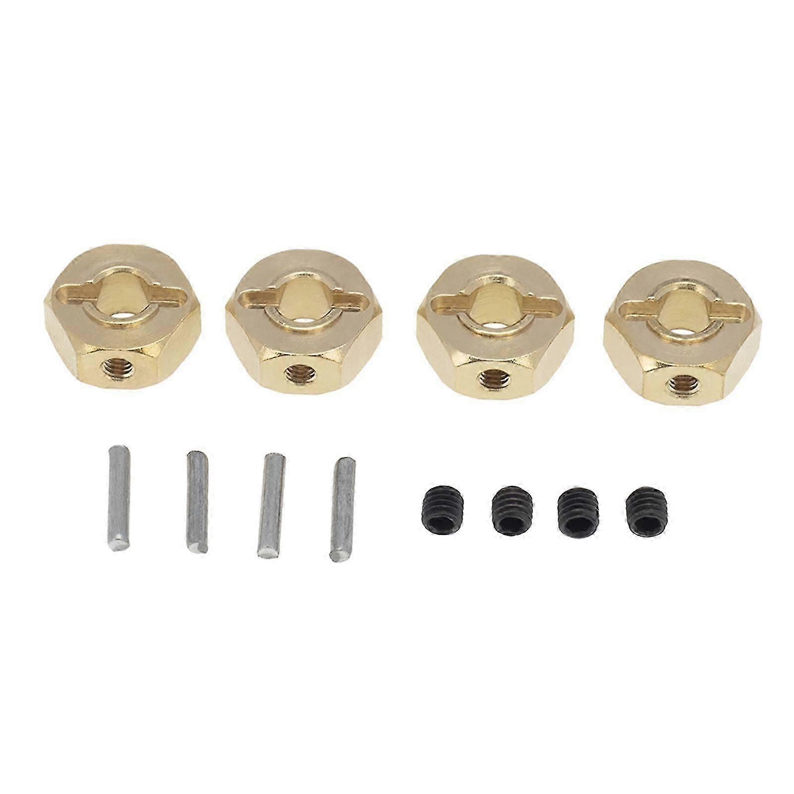 4x Wheel Hex Hub Adapters for SCX10 CC01 WRAITH 90027 90034 1/12 RC Car
