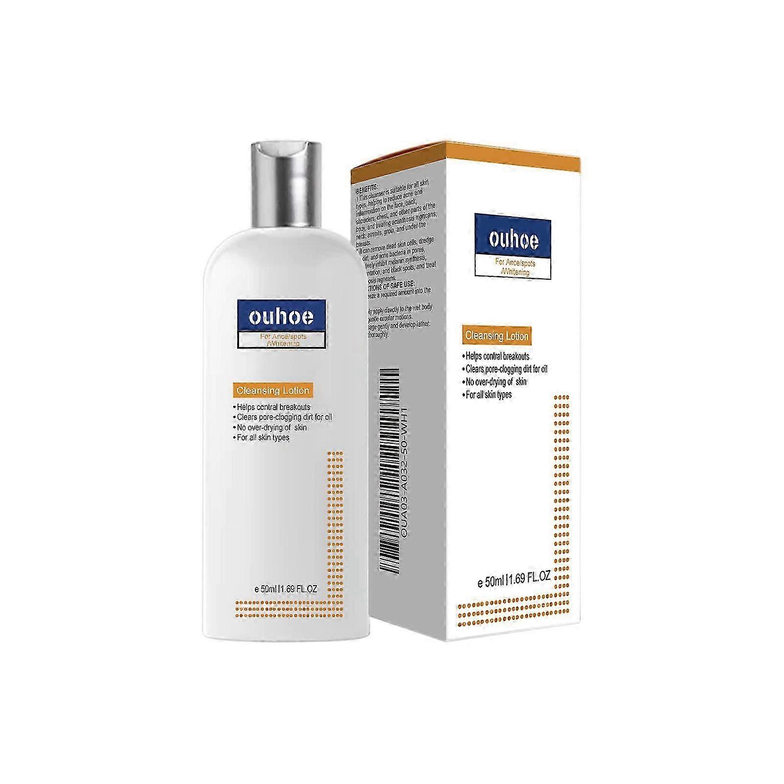 Black Acanthoderm Cleanser  Deep Cleansing, Brightening, Oil Control  Dark Spot Reduction