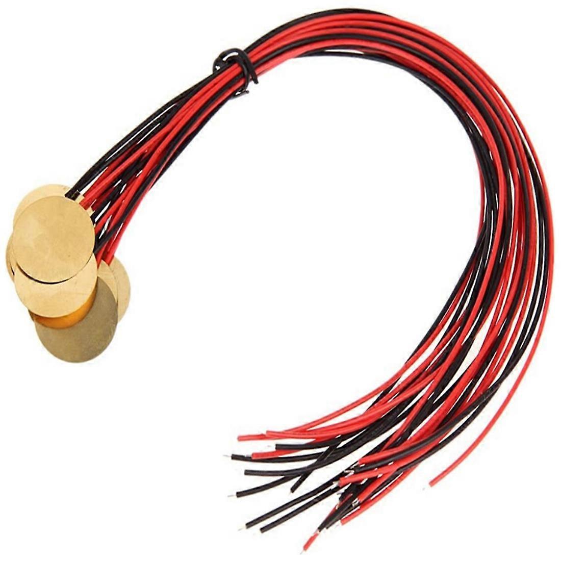 12Pcs Piezo Pickup Transducer Prewired - for Acoustic Instrument
