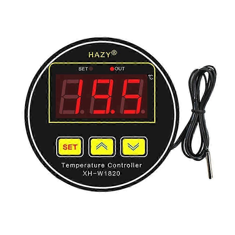 XH-W1820 Round Panel Install Digital Temperature Controller High Power Heating/Cooling 110-220V