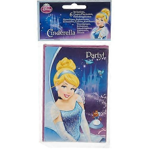 Cinderella Suzy Party Invitations (Pack of 6)