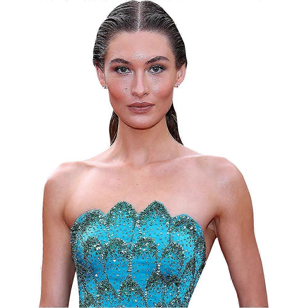 Grace Elizabeth (Blå Klänning) Halvkropp Buddy Cutout