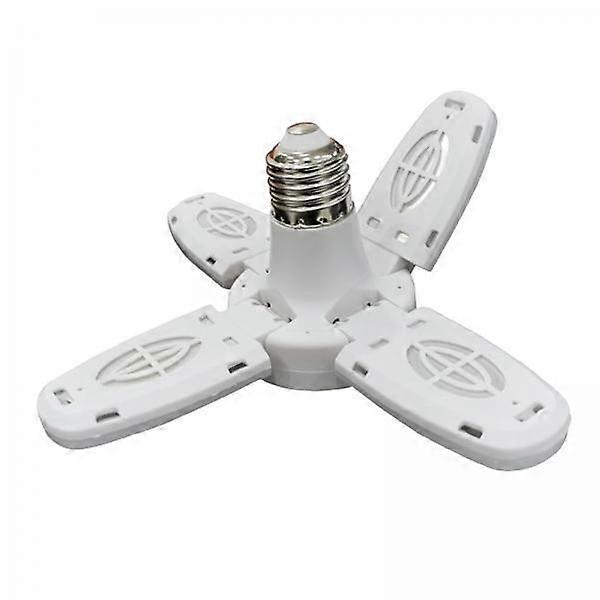 6x28W E27 4-Leaf LED Garage Light Bulb Deformable Ceiling Fixture Lights Lamp