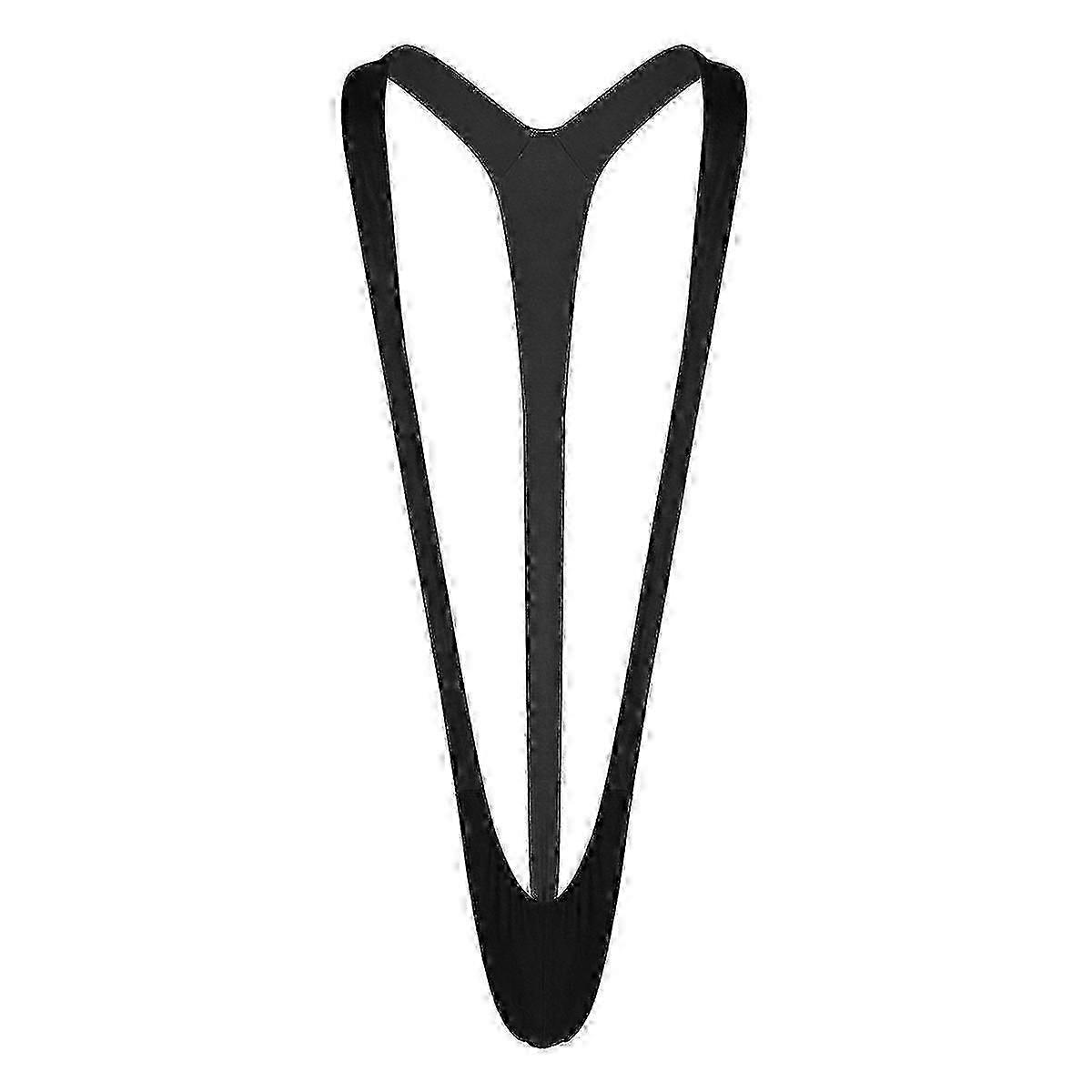 Stretchy Man Swimsuit with Fluorescent Design