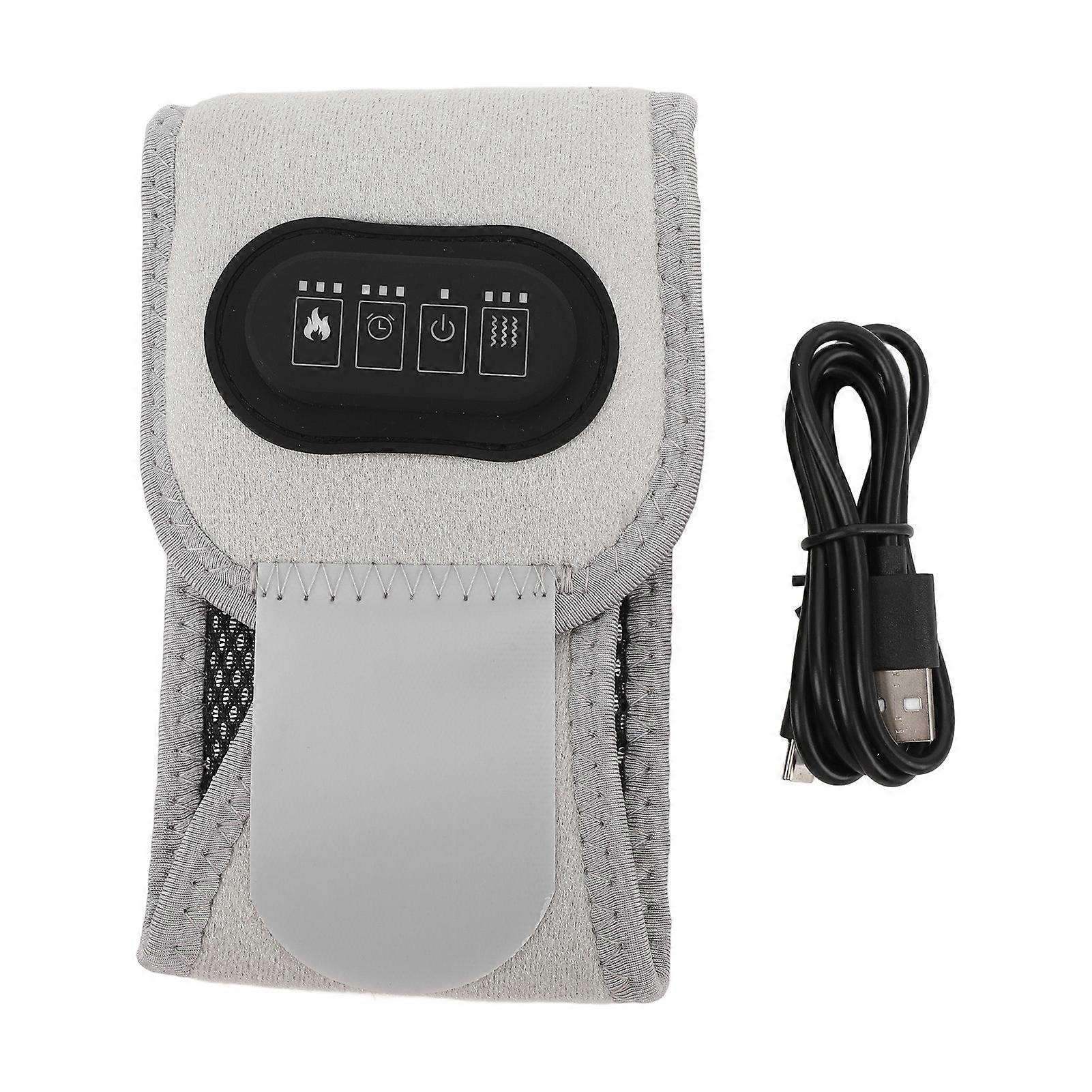 Cordless Heated Wrist Brace 3 Levels Settings Timer 3000mAh Battery Reduce Muscle Fatigue Hand Heating Pad
