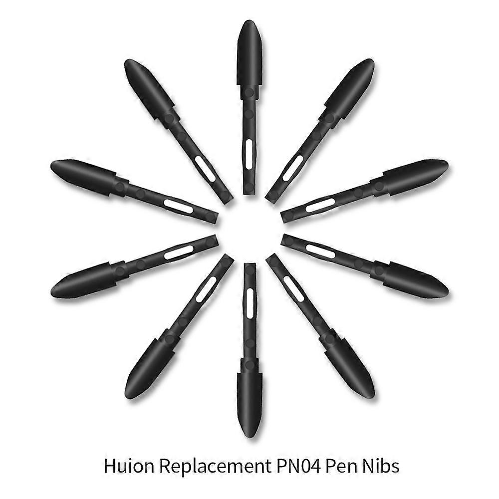 Huion PN04 10pcs Replacement Pen Nibs Graphics Tablet Pen Nibs High quality Wear-resistant Pen Nib for Huion PW100/PW201
