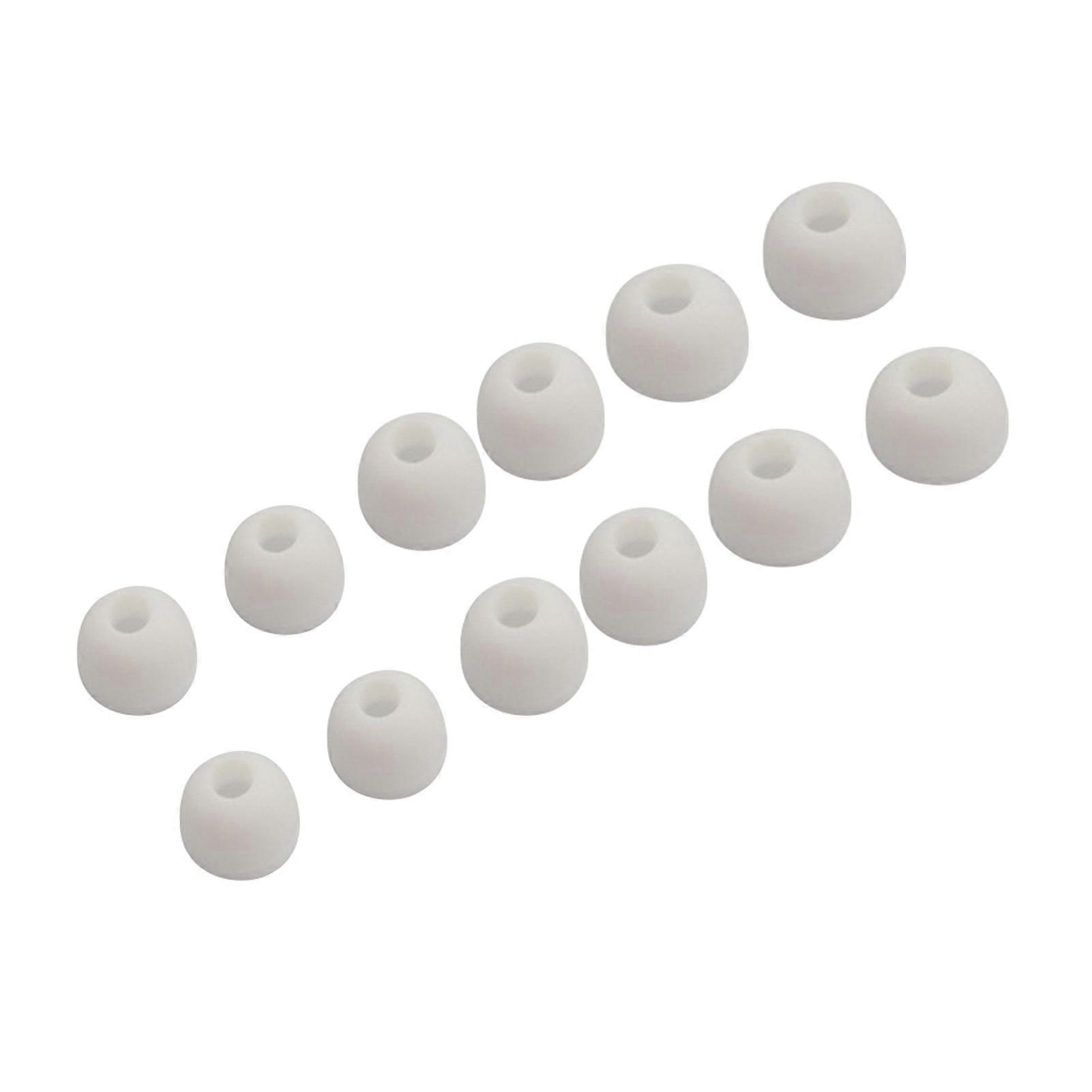 12PCS Silicone Earbud Tips for In-Ear Headphones - 3 Sizes, Comfortable & Durable