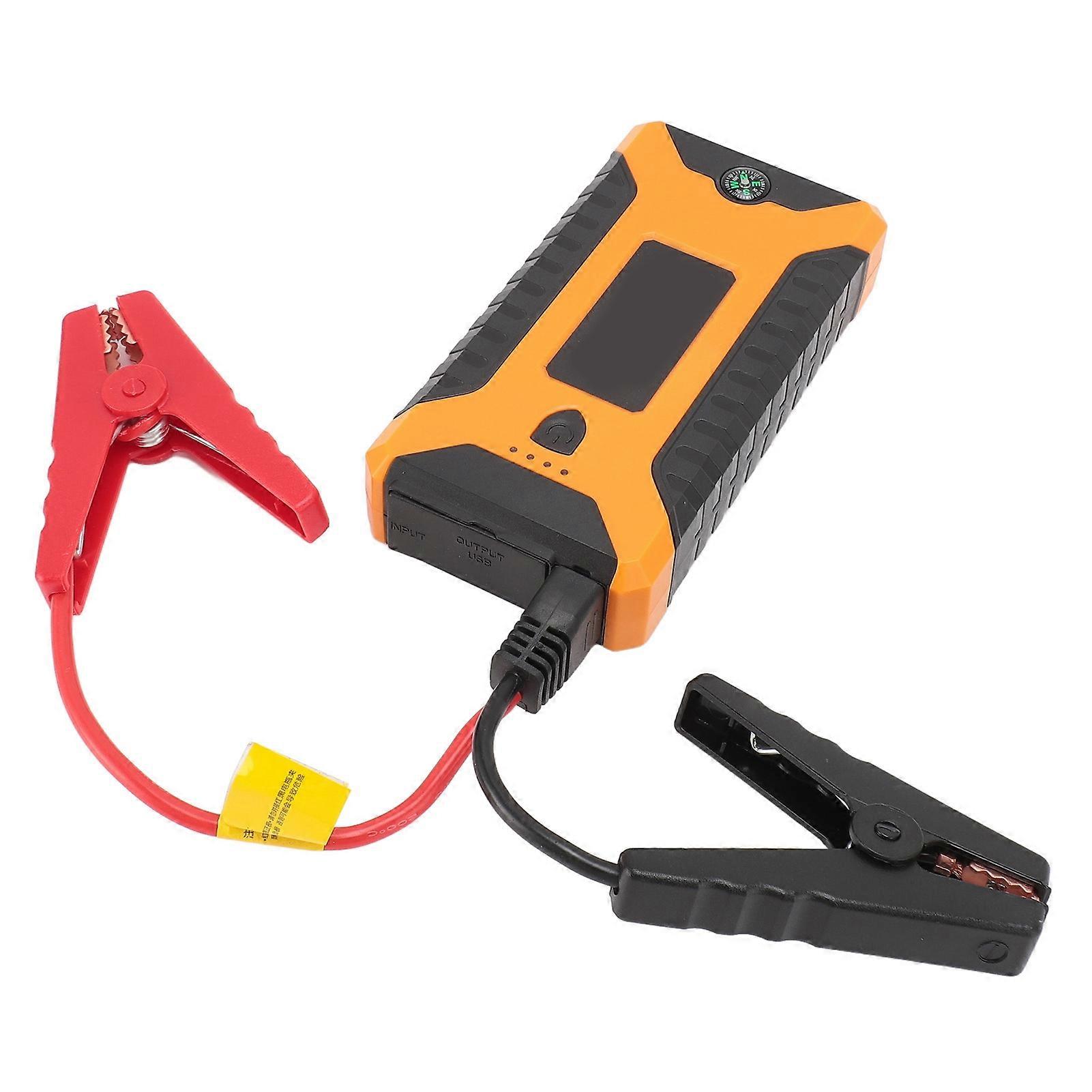 Car Jump Starter Portable 12V 4 USB Fast Charging 20000mAh LED 1000A 8 Integrated Preventions Car Battery Booster for Emergency