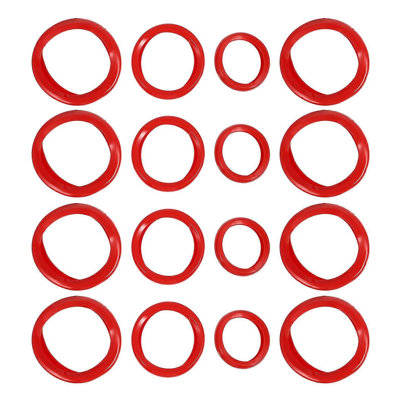 16 stuks siliconen halterbeschermers afneembare haltermouwen antislip halterbeschermers